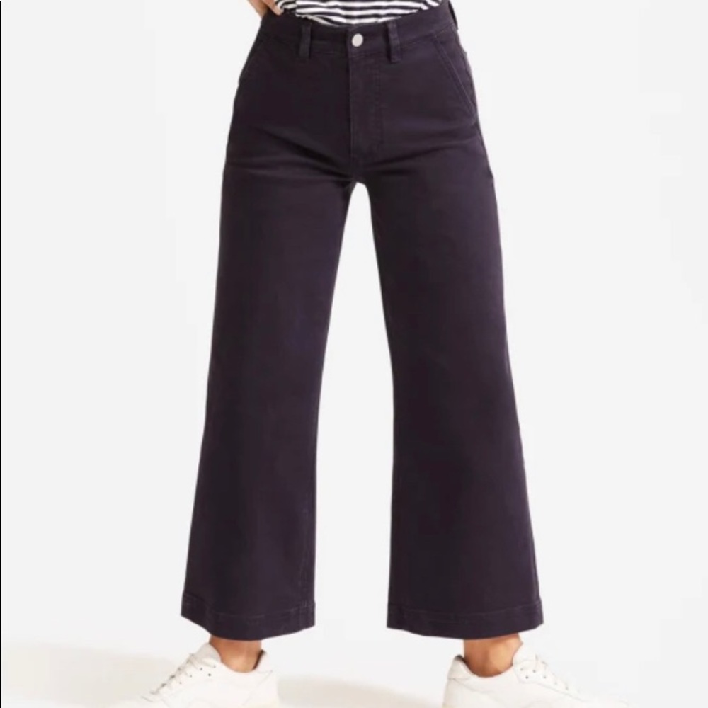 Everlane Wide Leg Crop Pant